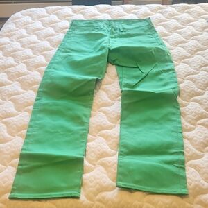 Levi's Green Straight Leg Jeans Vibrant Denim